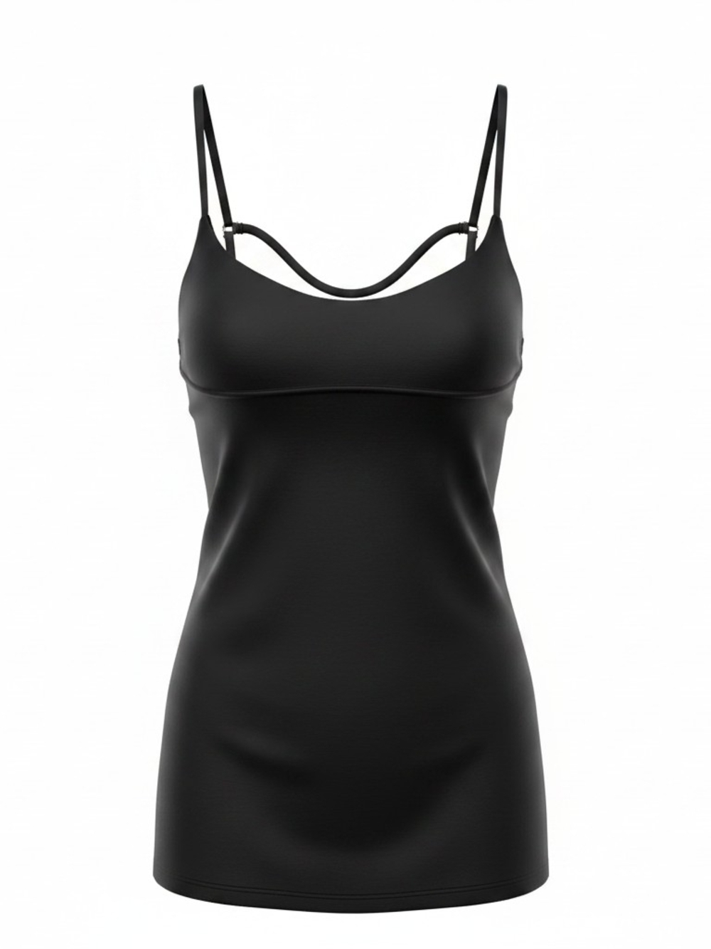 Zara Black Satin Mini Slip Dress S Minimalist LBD Cocktail Strappy